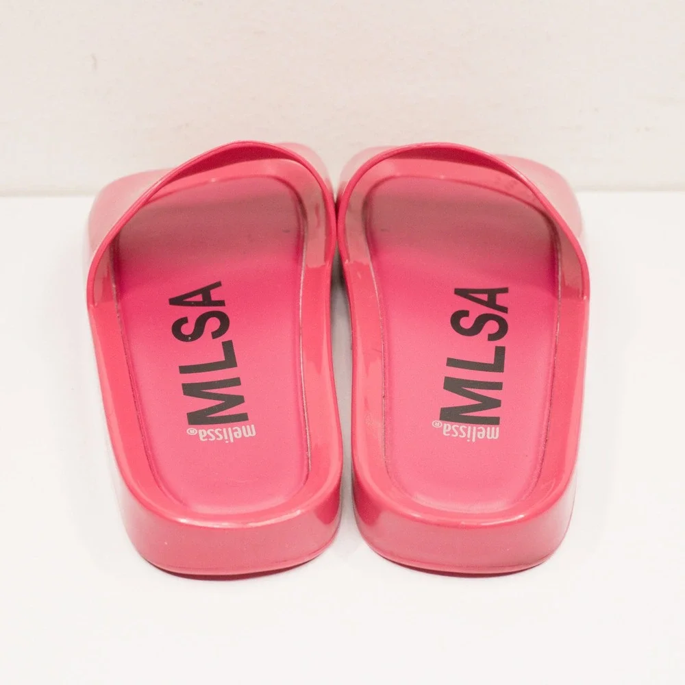 MELISSA‎ Jelly Slide Sandals Water Friendly PVC Bubble Gum Scented Sz 5